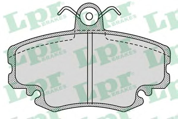 Купить запчасть LPR - 05P1107 Комплект тормозных колодок 05P1107