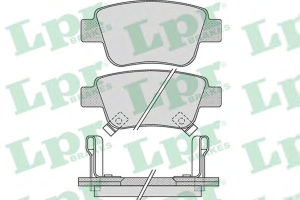 Купить запчасть LPR - 05P1113 Комплект тормозных колодок 05P1113