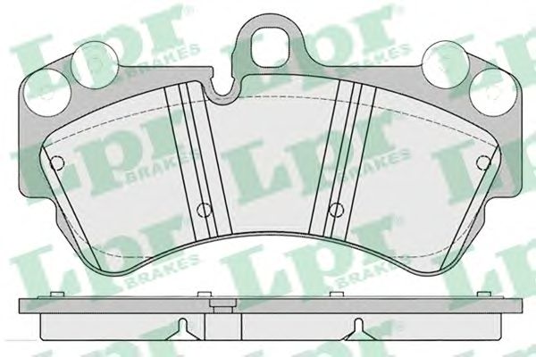 Купить запчасть LPR - 05P1226 Комплект тормозных колодок 05P1226
