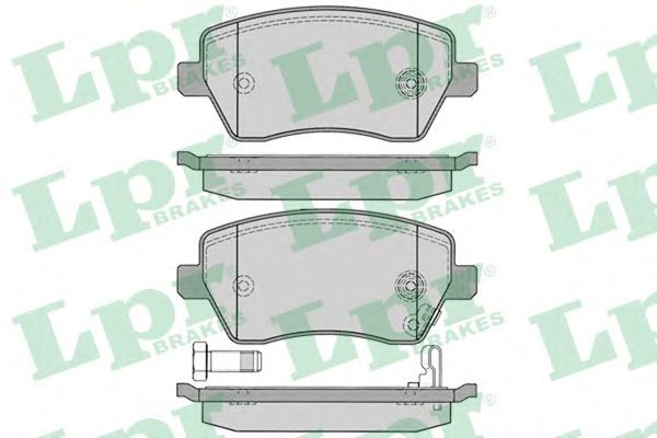 Купить запчасть LPR - 05P1229 Комплект тормозных колодок 05P1229