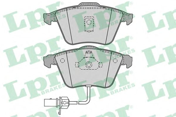 Купить запчасть LPR - 05P1230 Комплект тормозных колодок 05P1230
