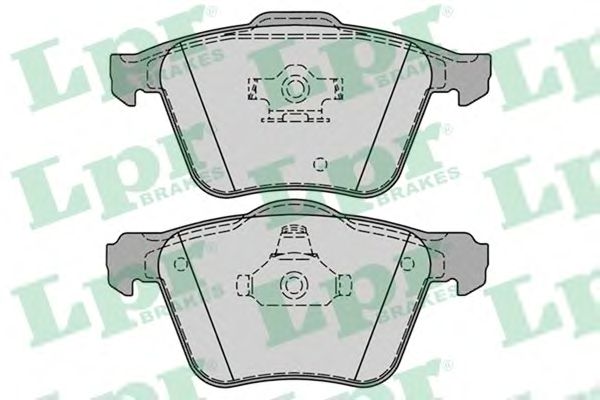 Купить запчасть LPR - 05P1237 Комплект тормозных колодок 05P1237