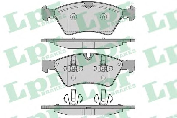 Купить запчасть LPR - 05P1253 Комплект тормозных колодок 05P1253