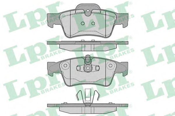 Купить запчасть LPR - 05P1254 Комплект тормозных колодок 05P1254