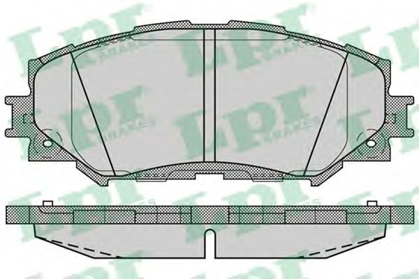 Купить запчасть LPR - 05P1258 Комплект тормозных колодок 05P1258