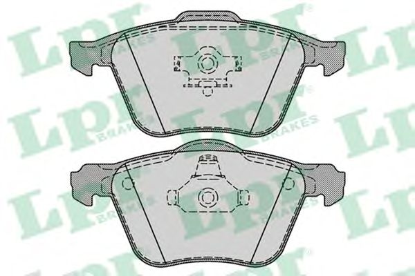 Купить запчасть LPR - 05P1286 Комплект тормозных колодок 05P1286