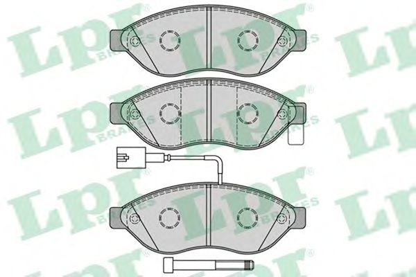Купить запчасть LPR - 05P1287 Комплект тормозных колодок 05P1287