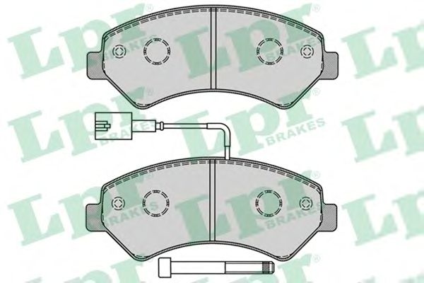 Купить запчасть LPR - 05P1288 Комплект тормозных колодок 05P1288