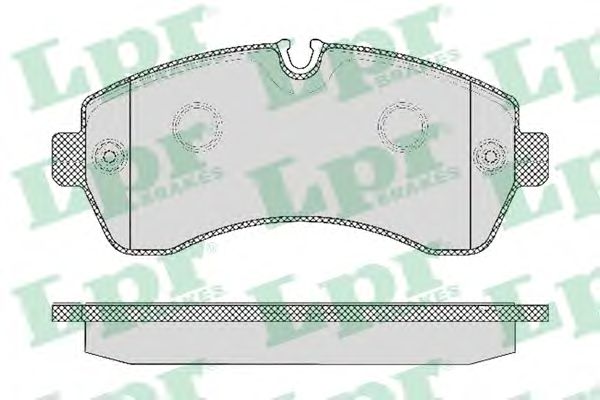 Купить запчасть LPR - 05P1295 Комплект тормозных колодок 05P1295