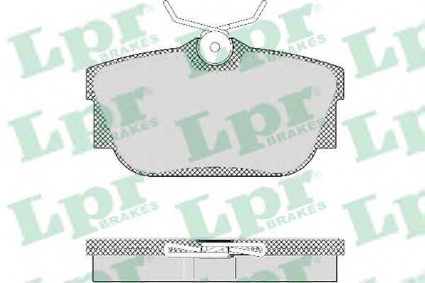 Купить запчасть LPR - 05P1303 Комплект тормозных колодок 05P1303