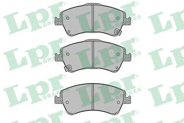 Купить запчасть LPR - 05P1313 Комплект тормозных колодок 05P1313
