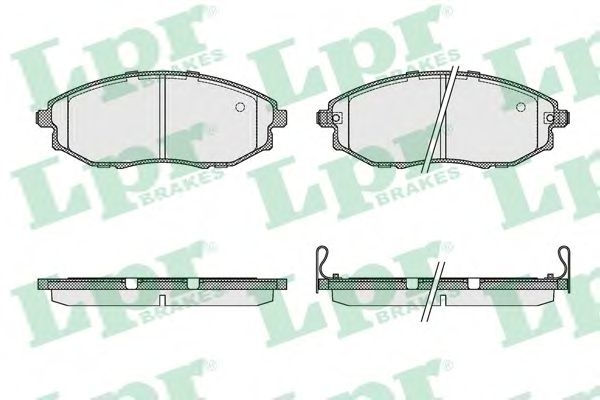 Купить запчасть LPR - 05P1321 Комплект тормозных колодок 05P1321