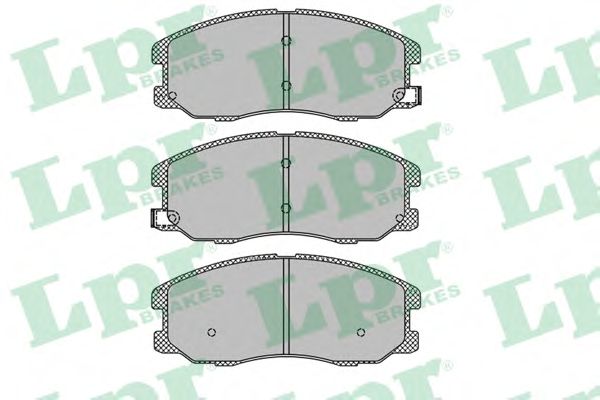 Купить запчасть LPR - 05P1322 Комплект тормозных колодок 05P1322