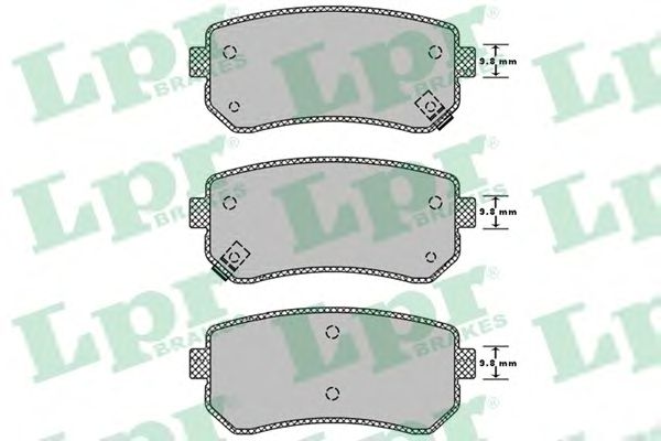 Купить запчасть LPR - 05P1344 Комплект тормозных колодок 05P1344