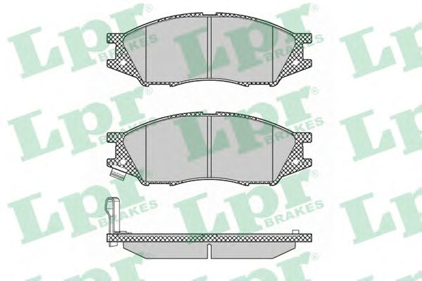 Купить запчасть LPR - 05P1346 Комплект тормозных колодок 05P1346