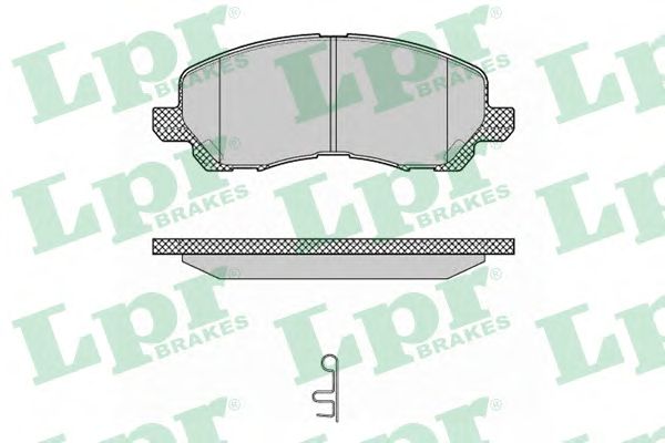 Купить запчасть LPR - 05P1347 Комплект тормозных колодок 05P1347
