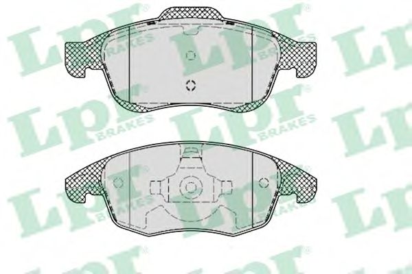 Купить запчасть LPR - 05P1351 Комплект тормозных колодок 05P1351