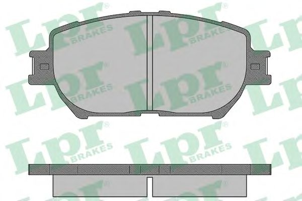 Купить запчасть LPR - 05P1361 Комплект тормозных колодок 05P1361
