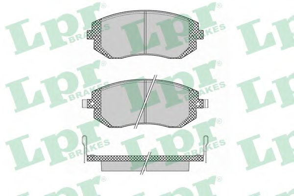 Купить запчасть LPR - 05P1363 Комплект тормозных колодок 05P1363