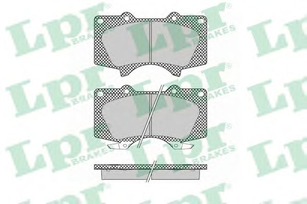 Купить запчасть LPR - 05P1379 Комплект тормозных колодок 05P1379