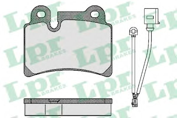 Купить запчасть LPR - 05P1380 Комплект тормозных колодок 05P1380