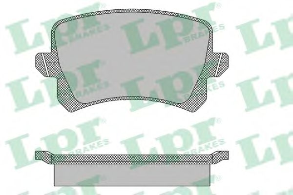 Купить запчасть LPR - 05P1390 Комплект тормозных колодок 05P1390
