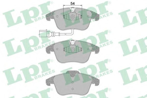 Купить запчасть LPR - 05P1392 Комплект тормозных колодок 05P1392
