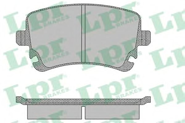 Купить запчасть LPR - 05P1398 Комплект тормозных колодок 05P1398