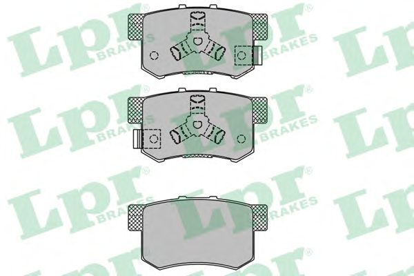 Купить запчасть LPR - 05P1404 Комплект тормозных колодок 05P1404
