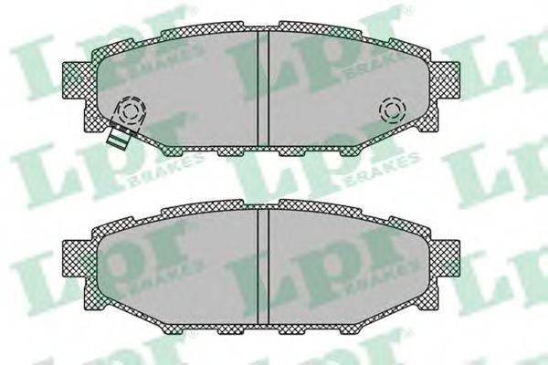 Купить запчасть LPR - 05P1408 Комплект тормозных колодок 05P1408