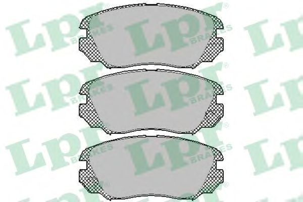 Купить запчасть LPR - 05P1409 Комплект тормозных колодок 05P1409