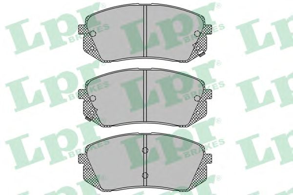 Купить запчасть LPR - 05P1415 Комплект тормозных колодок 05P1415