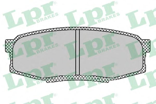 Купить запчасть LPR - 05P1419 Комплект тормозных колодок 05P1419