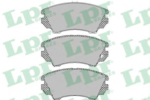 Купить запчасть LPR - 05P1467 Комплект тормозных колодок 05P1467