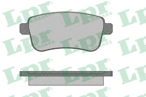 Купить запчасть LPR - 05P1484 Комплект тормозных колодок 05P1484