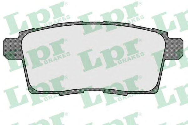 Купить запчасть LPR - 05P1572 Комплект тормозных колодок 05P1572
