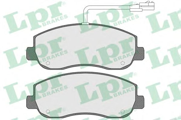 Купить запчасть LPR - 05P1579 Комплект тормозных колодок 05P1579
