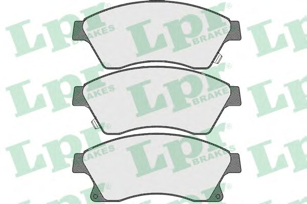 Купить запчасть LPR - 05P1581 Комплект тормозных колодок 05P1581