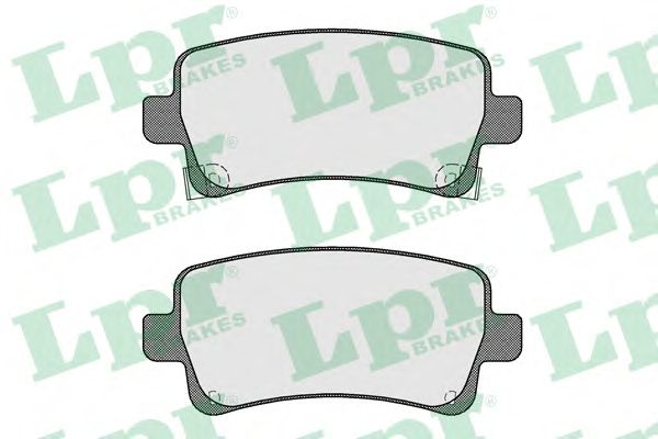 Купить запчасть LPR - 05P1584 Комплект тормозных колодок 05P1584