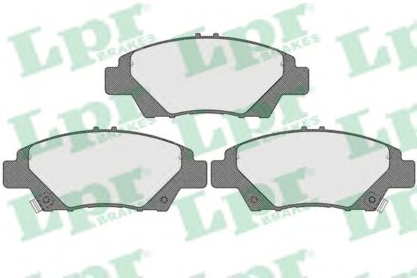 Купить запчасть LPR - 05P1591 Комплект тормозных колодок 05P1591