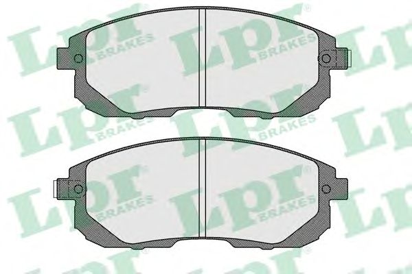 Купить запчасть LPR - 05P1606 Комплект тормозных колодок 05P1606