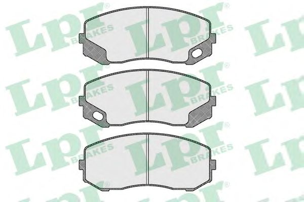 Купить запчасть LPR - 05P1613 Комплект тормозных колодок 05P1613