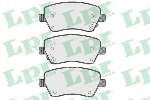 Купить запчасть LPR - 05P1621 Комплект тормозных колодок 05P1621