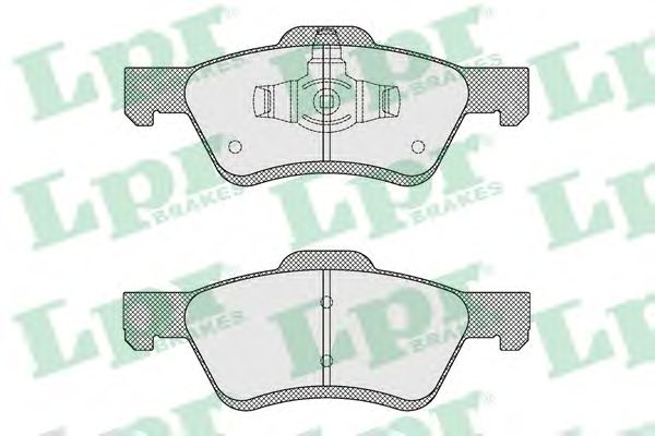 Купить запчасть LPR - 05P1622 Комплект тормозных колодок 05P1622