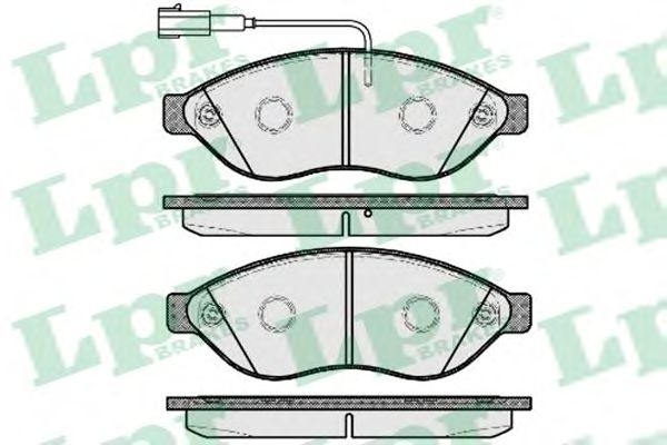 Купить запчасть LPR - 05P1698 Колодки тормозные дисковые 05P1698