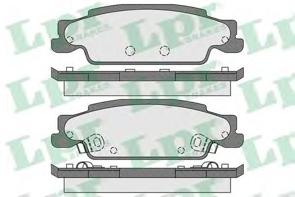 Купить запчасть LPR - 05P1705 Колодки тормозные дисковые 05P1705