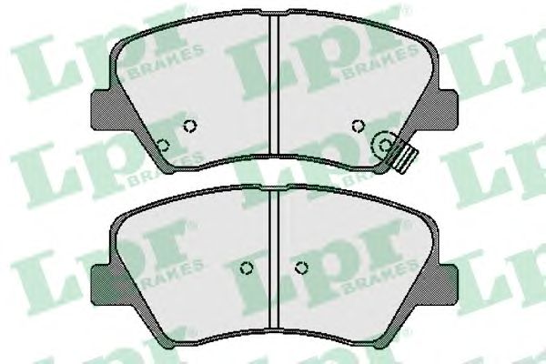 Купить запчасть LPR - 05P1744 Колодки тормозные дисковые 05P1744