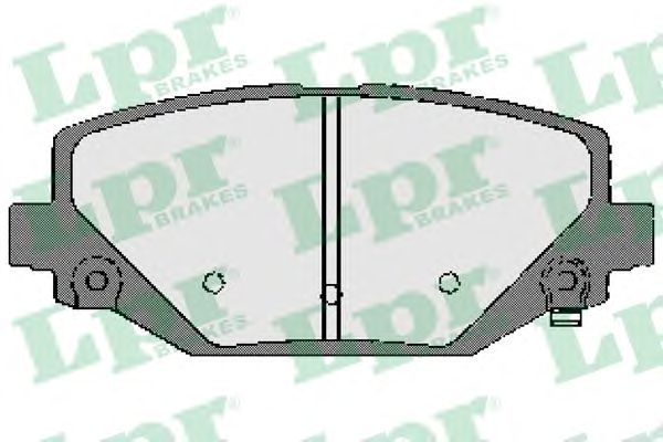 Купить запчасть LPR - 05P1747 Колодки тормозные дисковые 05P1747