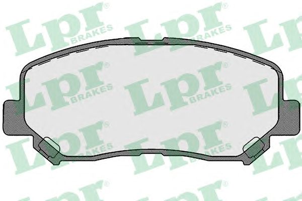 Купить запчасть LPR - 05P1748 Колодки тормозные дисковые 05P1748