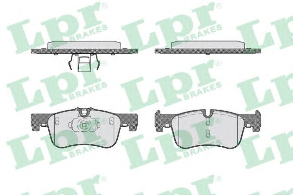 Купить запчасть LPR - 05P1752 Колодки тормозные дисковые 05P1752
